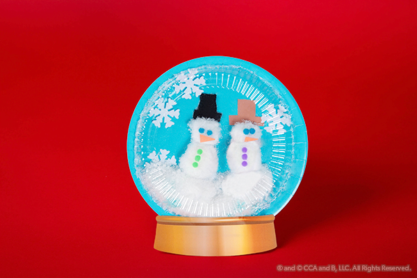 Snowman snow globe