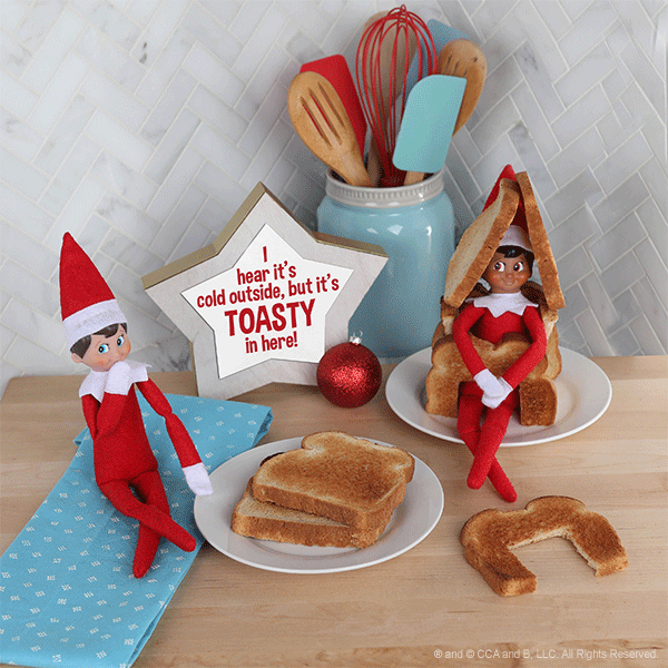 Elves with a toast house