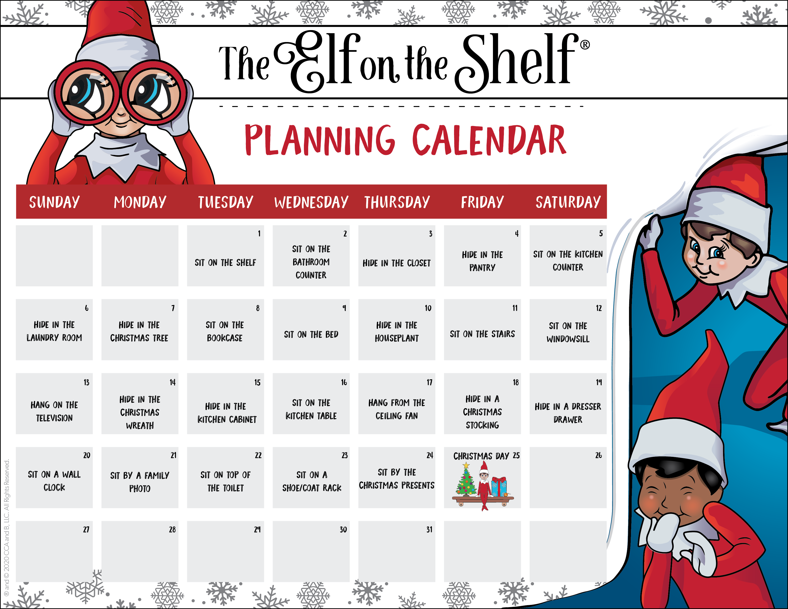 Planning Calendar Template C