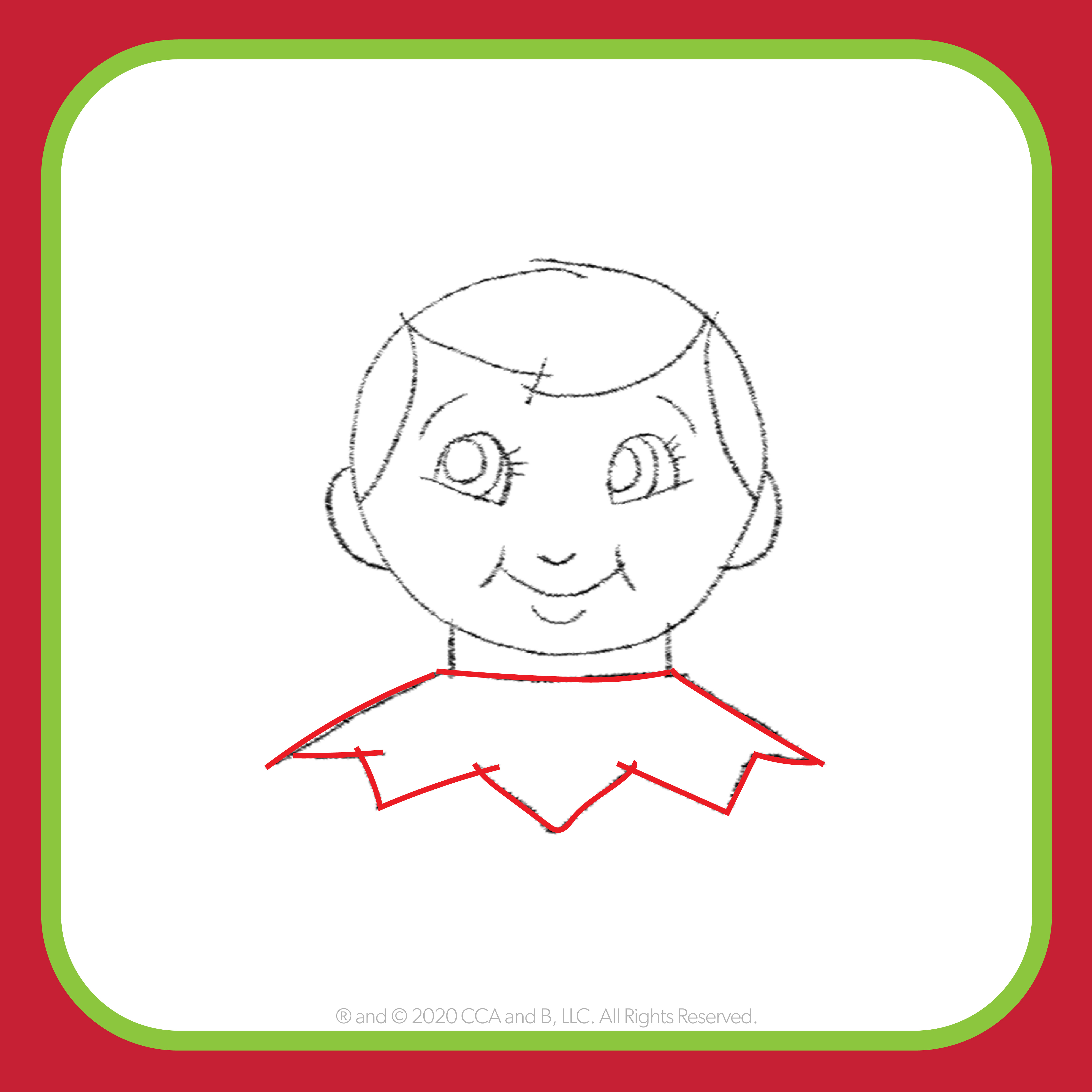 how to draw the elf on the shelf step by step drawing guide by dawn dragoart com