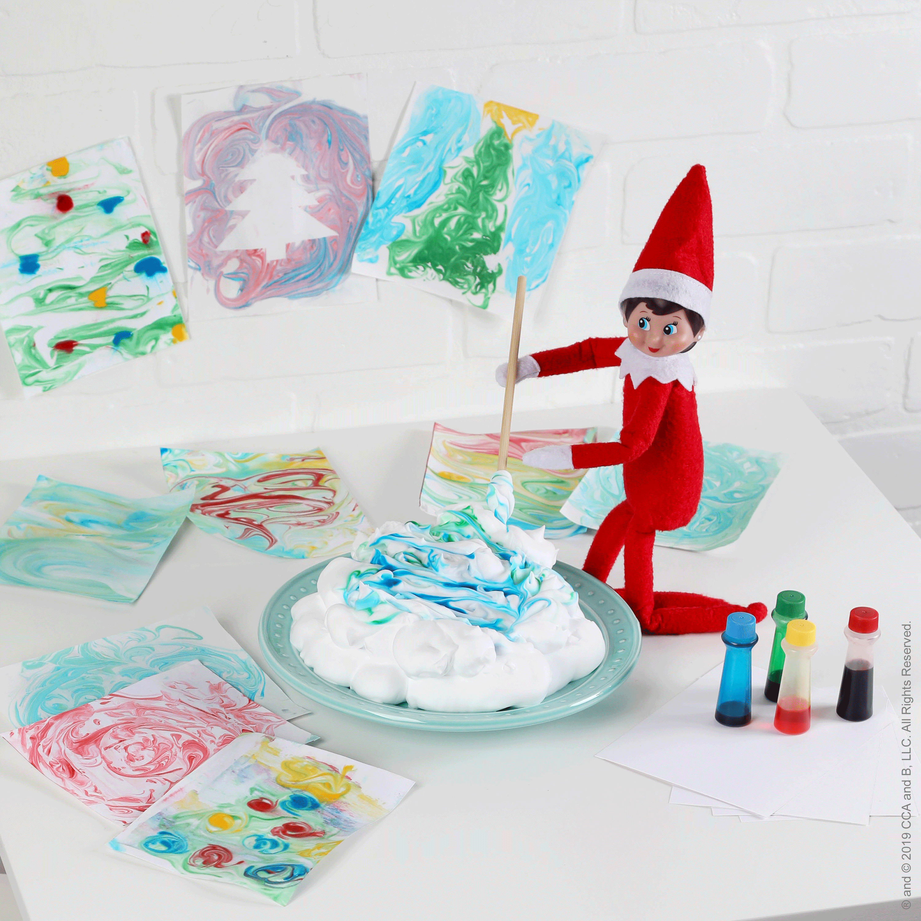 Shaving Cream Craft Projects for Kids | The Elf on the Shelf