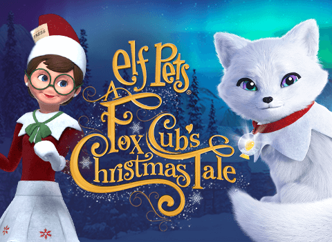 Elf Pets a Fox Cub's Christmas Tale