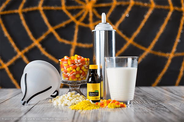 Candy Corn Hot Cocoa Halloween Recipe