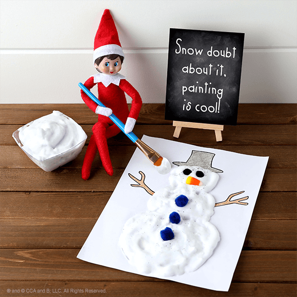 Winter Craft Alert: How to Make Snow Paint