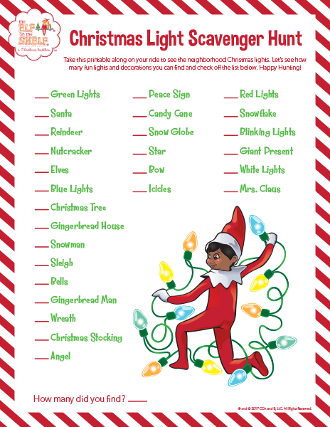 How To Plan A Scavenger Hunt For Kids The Elf On The Shelf