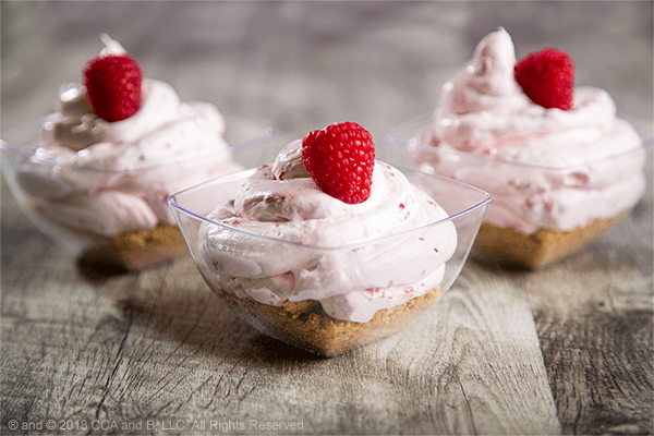 Raspberry Cheesecake Cups