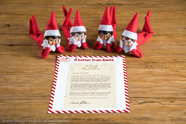 Download A Free Printable Letter From Santa The Elf On The Shelf