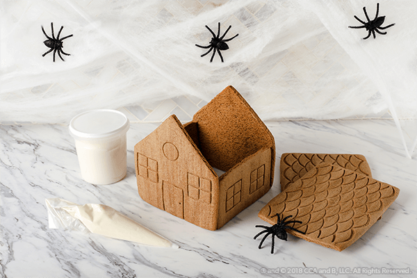 Spooky Halloween Gingerbread House