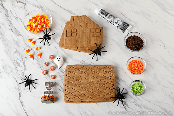 Spooky Halloween Gingerbread House