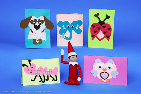 DIY Valentine’s Day Cards - The Elf on the Shelf 