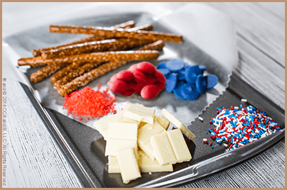 Fourth of July Pretzel Recipe from The Elf on the Shelf