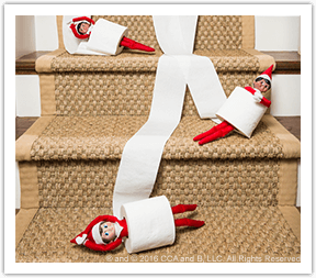 Common Household Items Can Create Easy Elf Ideas | The Elf on the Shelf