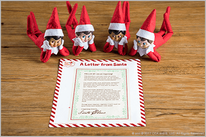 Free Printable Letter from Santa – The Elf on the Shelf