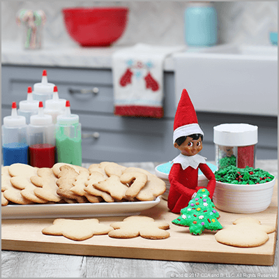 Christmas Cookie Guide - The Elf on the Shelf 