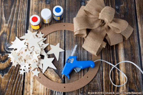 Fourth of July Wreath