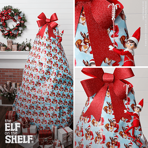 Elf on the shelf wrapping paper