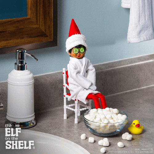 Scout Elf Spa Day The Elf on the Shelf