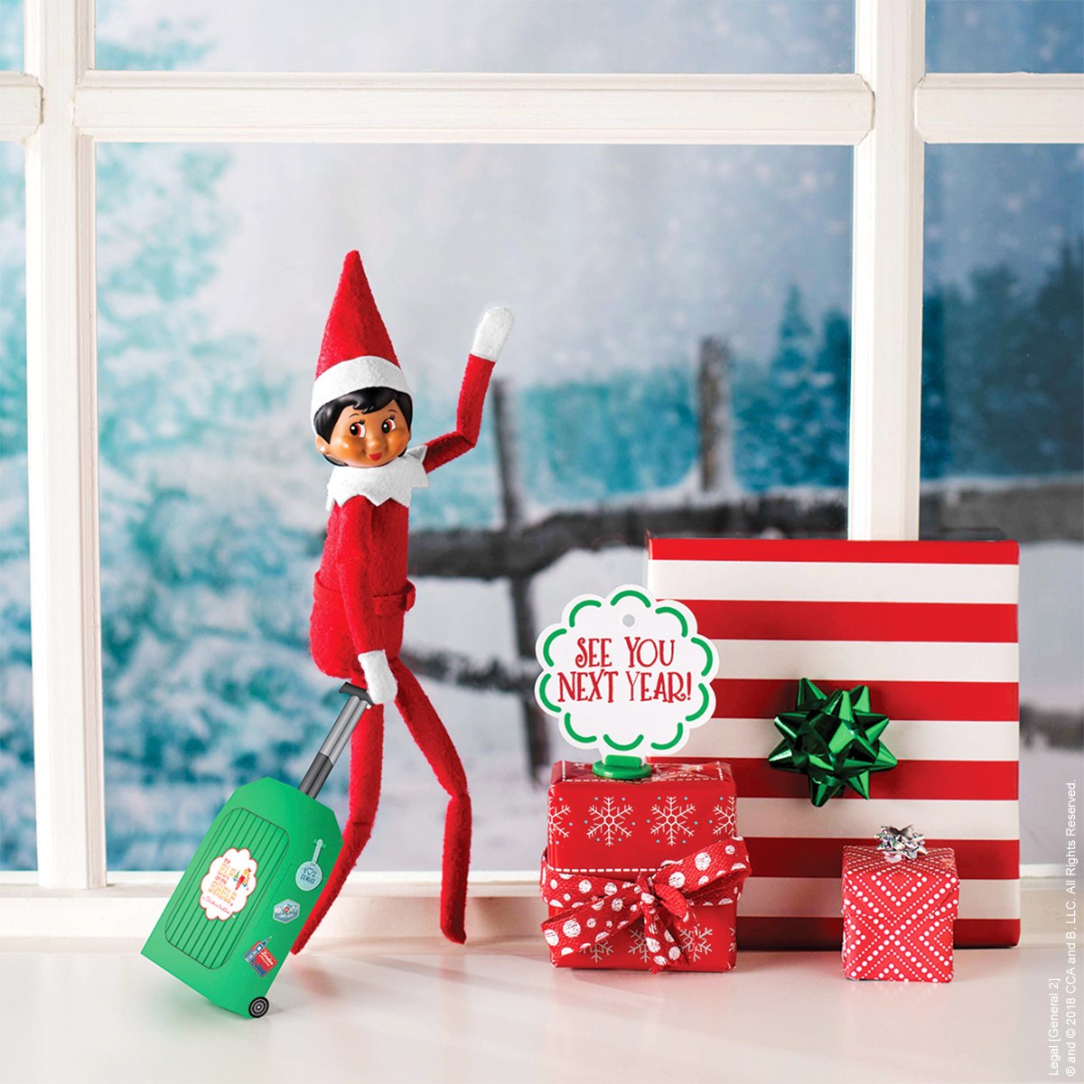 Packed and Ready to Go! | The Elf on the Shelf