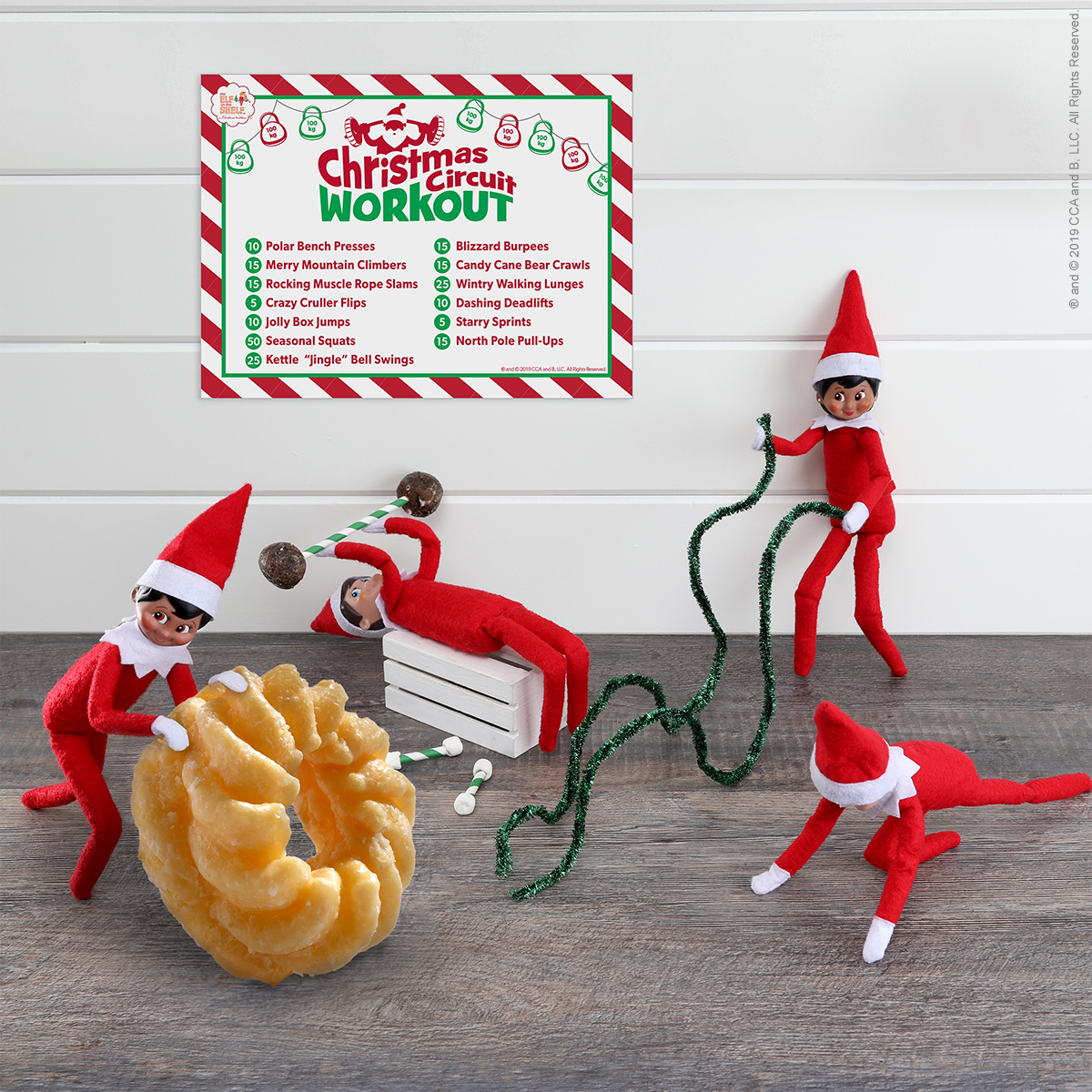 Christmas Circuit Workout | The Elf on the Shelf