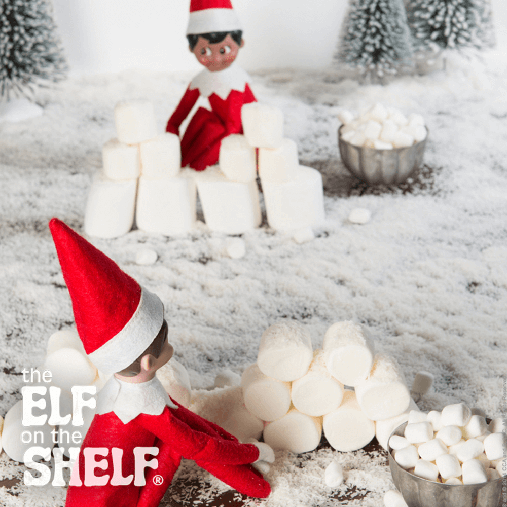 Marshmallow Mayhem The Elf on the Shelf.