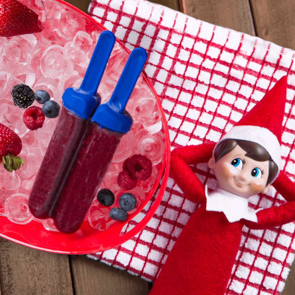3 Steps to Make Sweet Berry Ice Pops