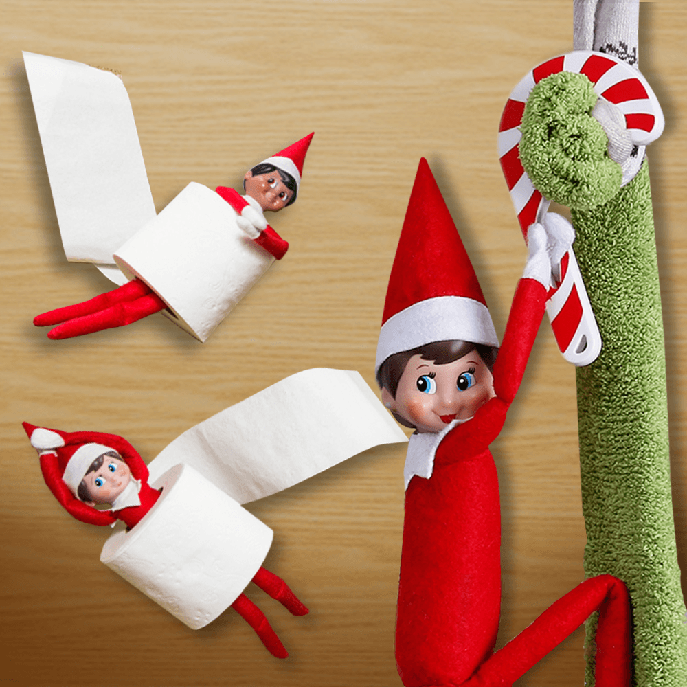 Common Household Items Can Create Easy Elf Ideas The Elf on the Shelf