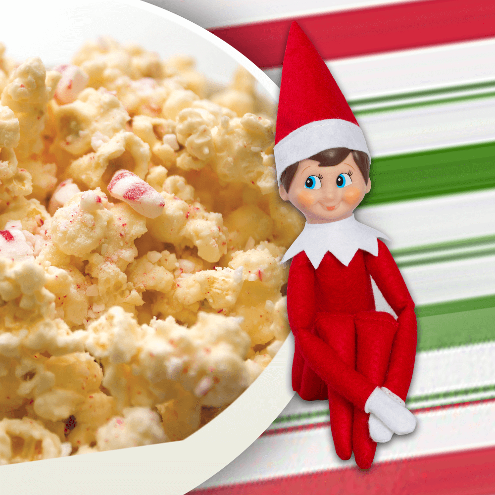 Recipe for Popcorn with Christmas Flair