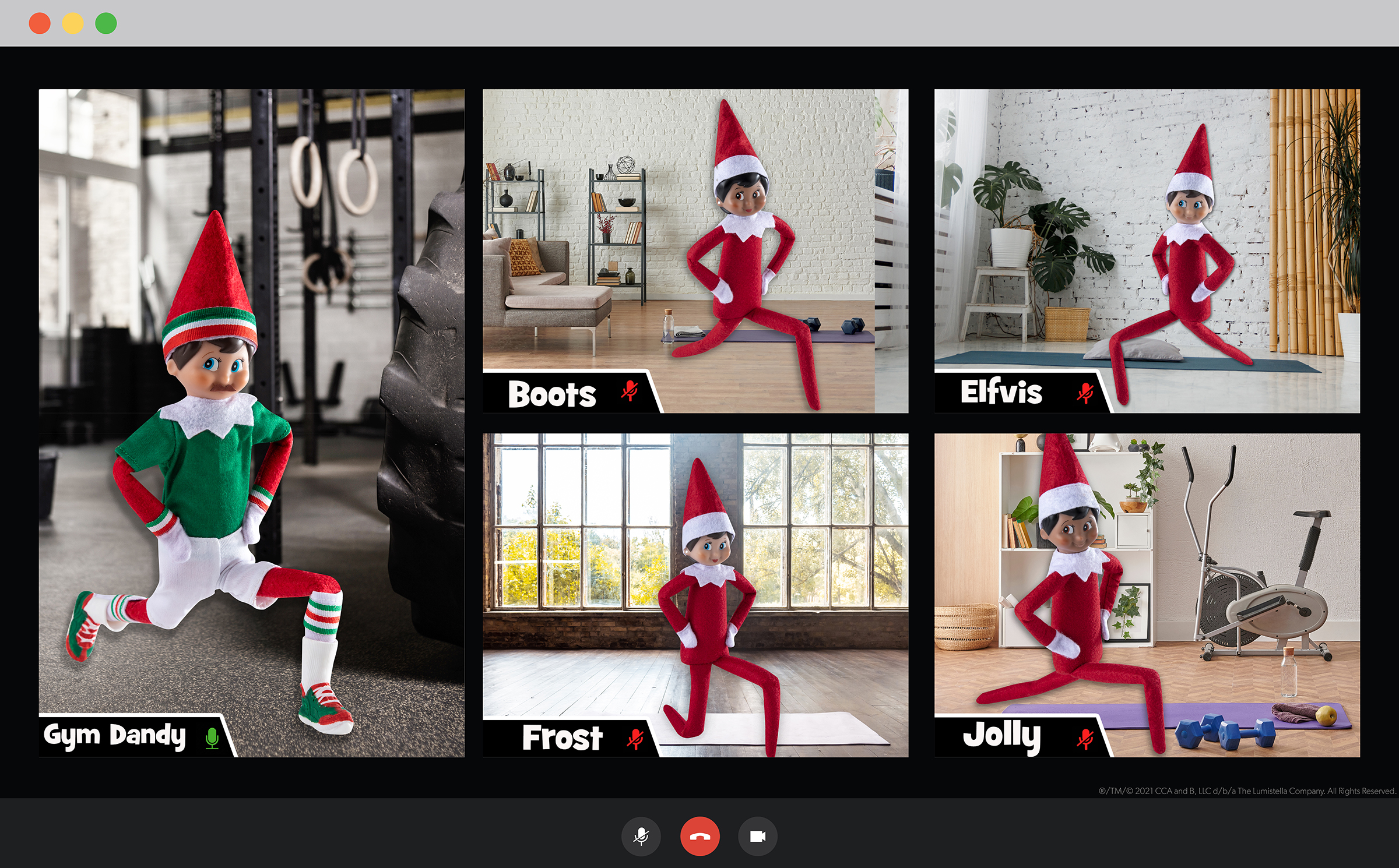 With the North Pole’s expert strength coach, Scout Elf Gym... 