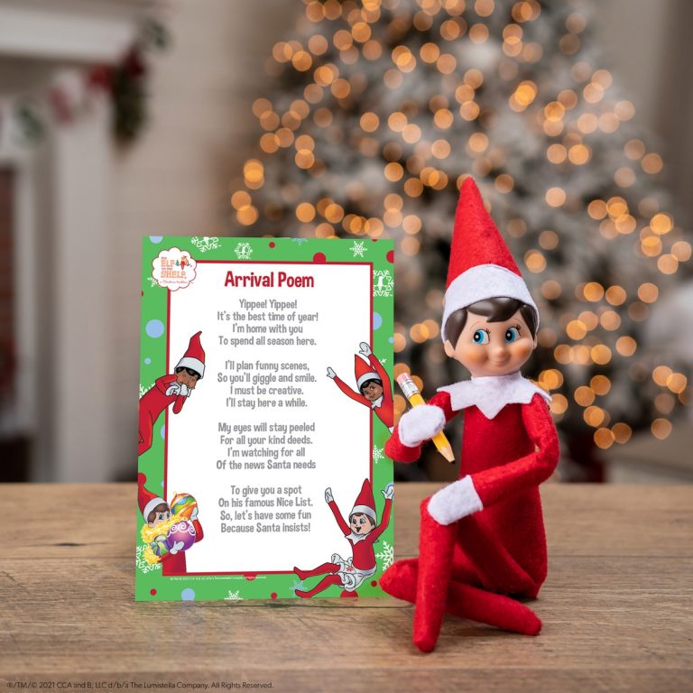 The Elf on the Shelf® Arrival Poem The Elf on the Shelf