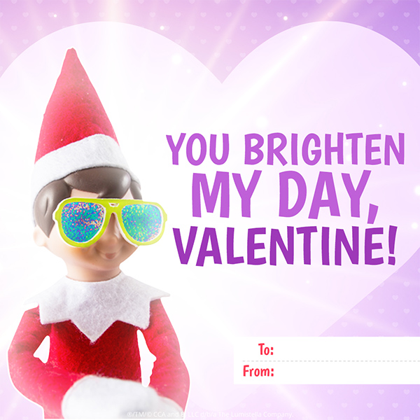 Download Free Elftastic Valentine’s Day Cards | The Elf on the Shelf