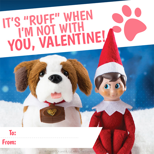 Download Free Elftastic Valentine’s Day Cards | The Elf on the Shelf