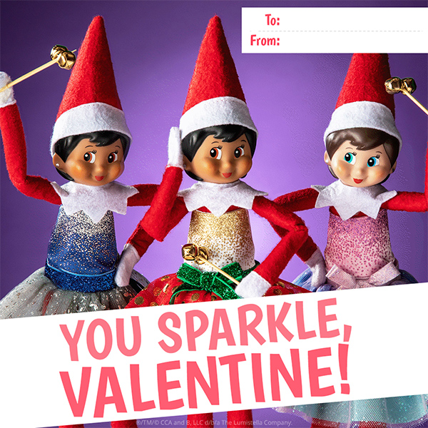 Download Free Elftastic Valentine’s Day Cards | The Elf on the Shelf