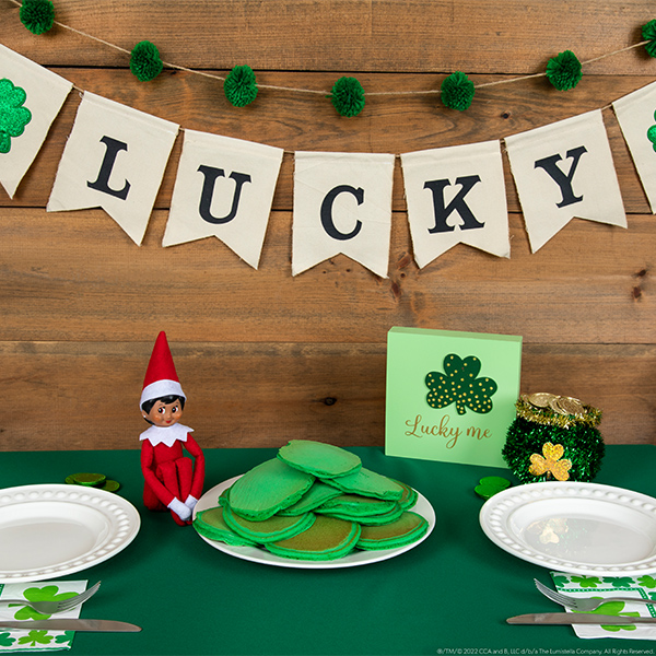 St. Patrick's Day green pancake breakfast