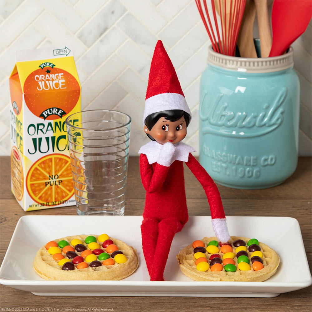 Elf On The Shelf Tips &Amp; Tricks Pop It Waffles 
