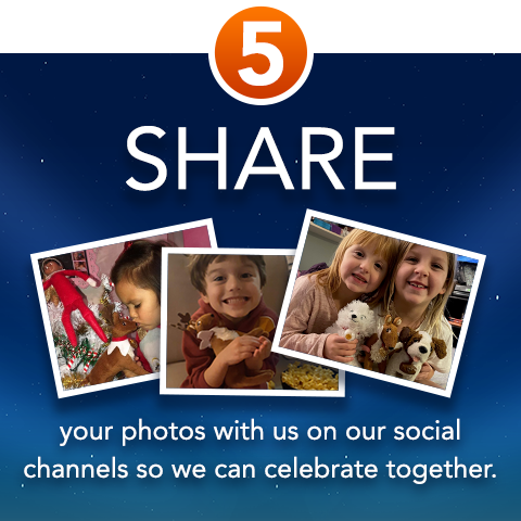 Step 5 Share your photos on our channels