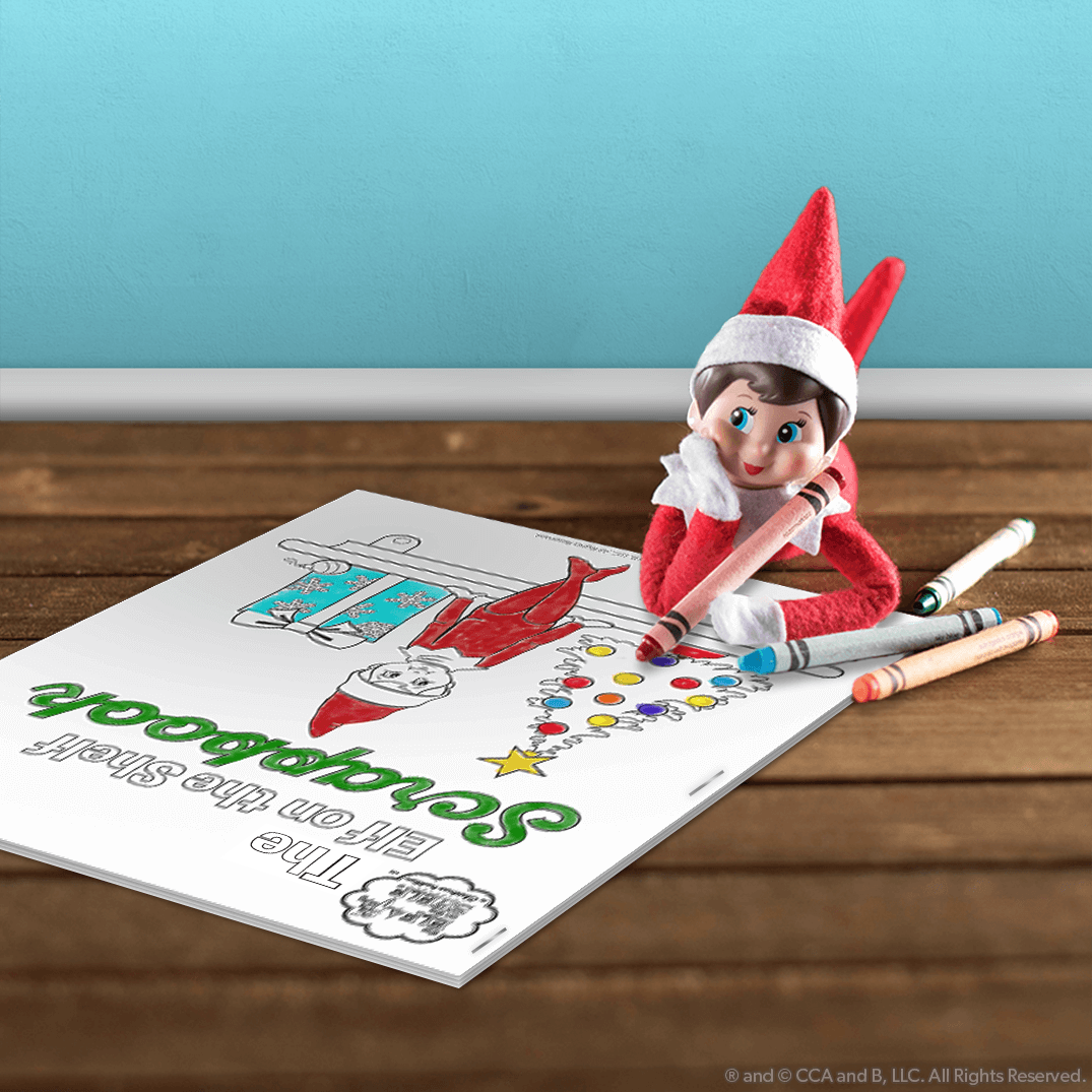 Elf on the Shelf Scrapbook