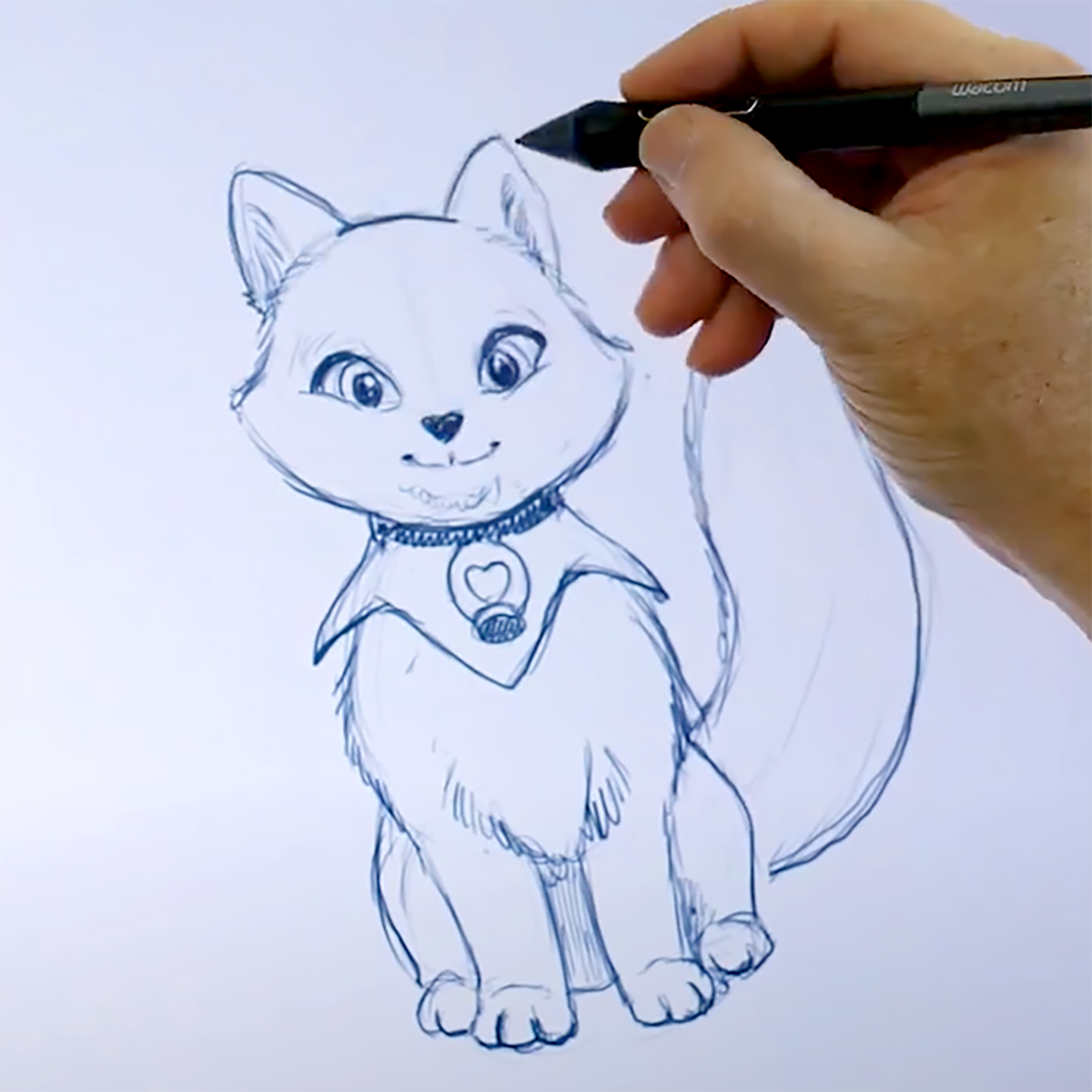 How to Draw an Elf Pets Arctic Fox | The Elf on the Shelf