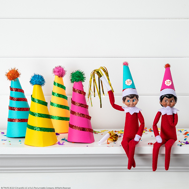 DIY Party Hats | The Elf on the Shelf