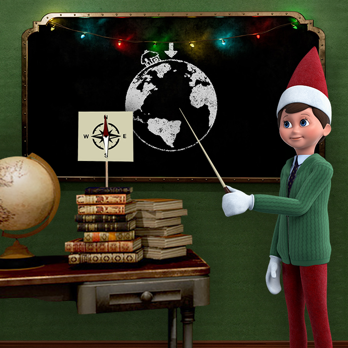 Scout Elf School Compass Clues Video The Elf on the Shelf