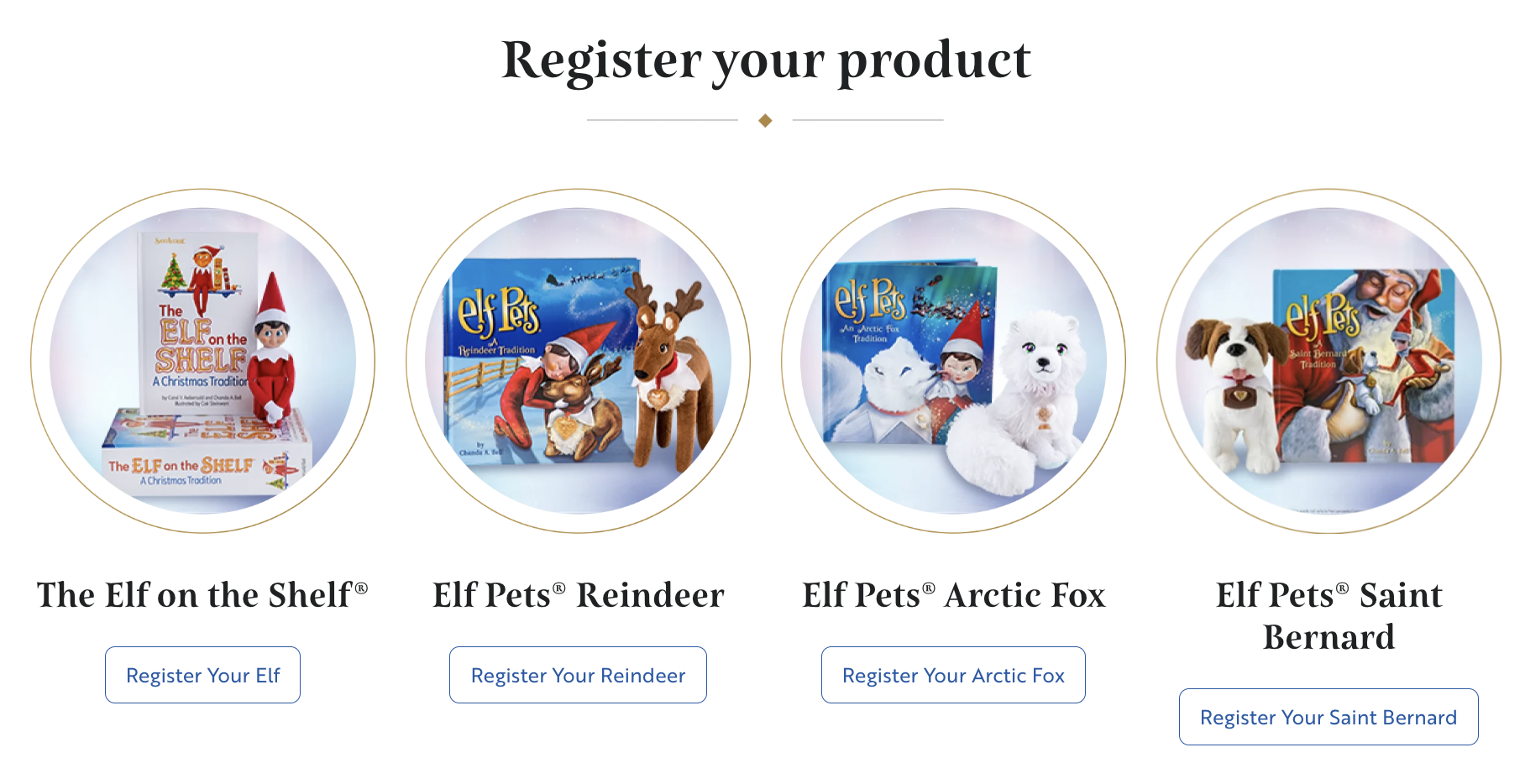 Main Registry Webpage