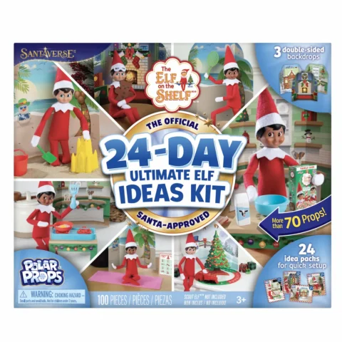 Box cover of the Ultimate Elf Ideas 24-day props kit
