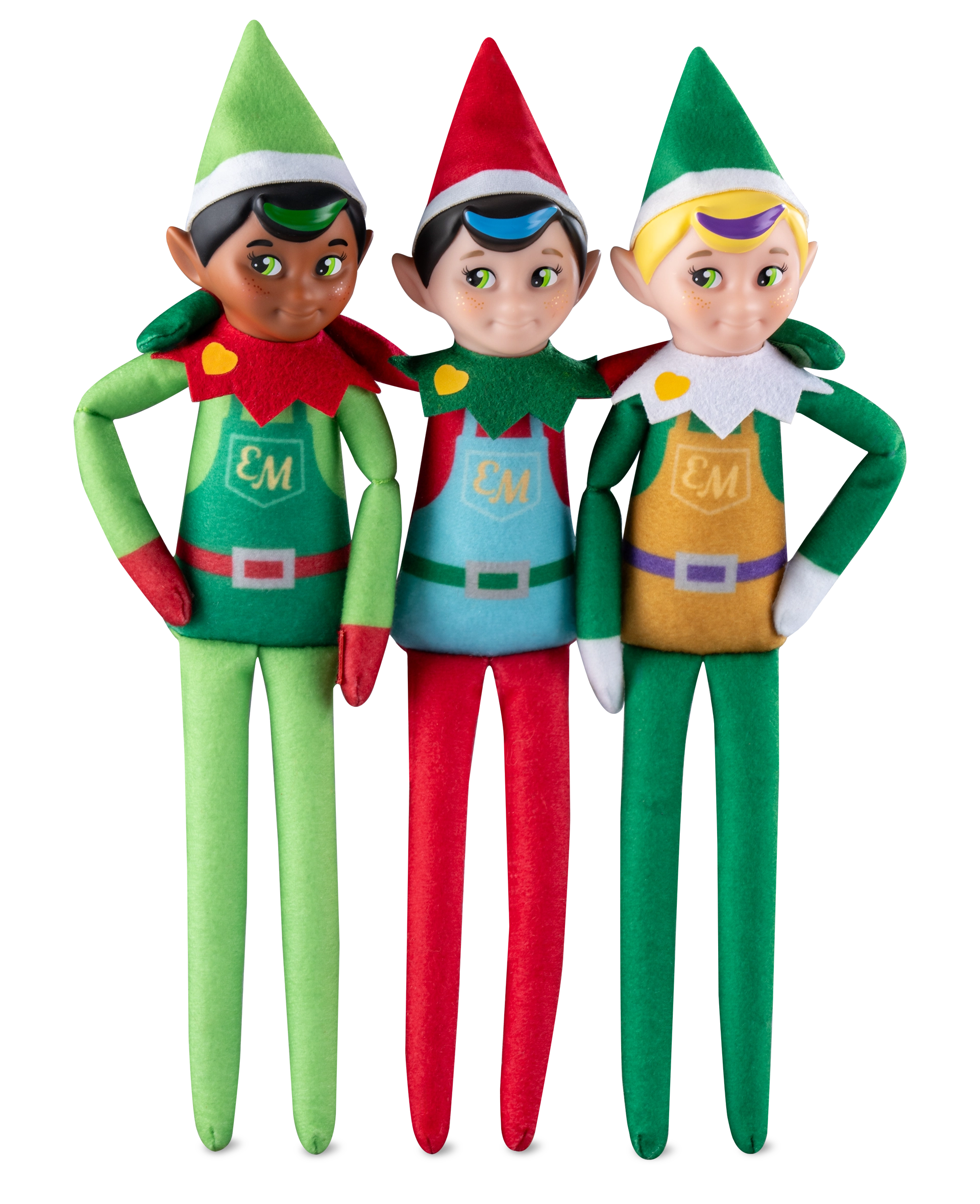 Elf Mates® Enchanted Forest Edition: Chef, Cobbler and Toy Maker.