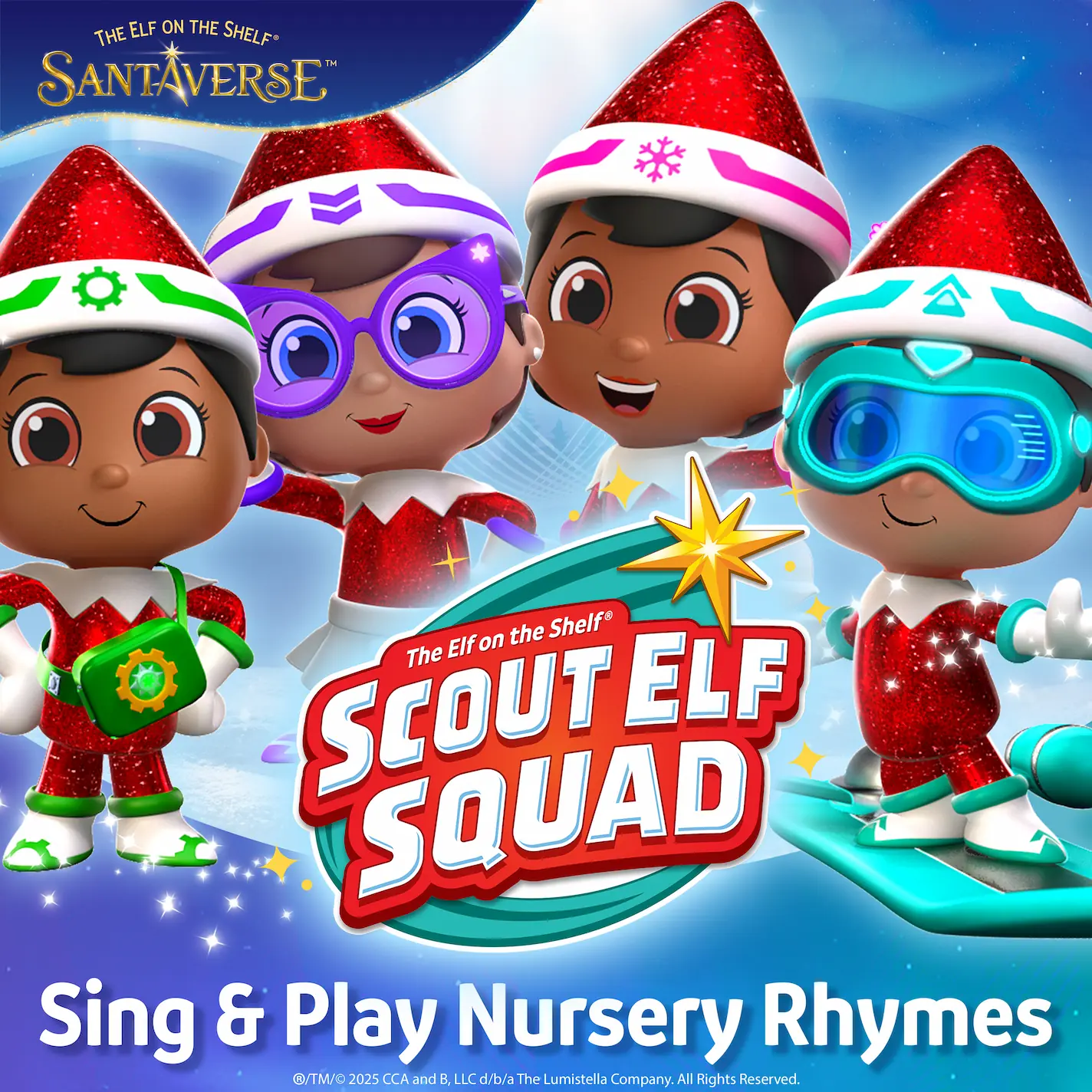Album cover for Scout Elf Squad Sing & Play Nursery Rhymes