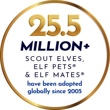 25.5 million Scout Elves, Elf Pets® and Elf Mates® have been adopted globally since 2005