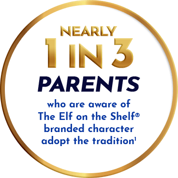Nearly 1 in 3 parents who are aware of The Elf on the Shelf branded character adopt the tradition