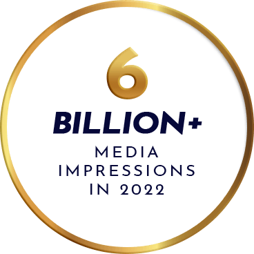 6 billion plus media impressions in 2022