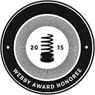 2015 Webby Award Honoree seal