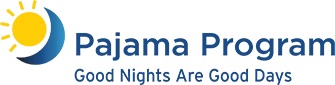 Pajama Program logo that has a tagline that says Good Nights are Good Days