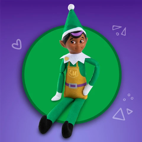 Purple elf s the shelf doll fashion