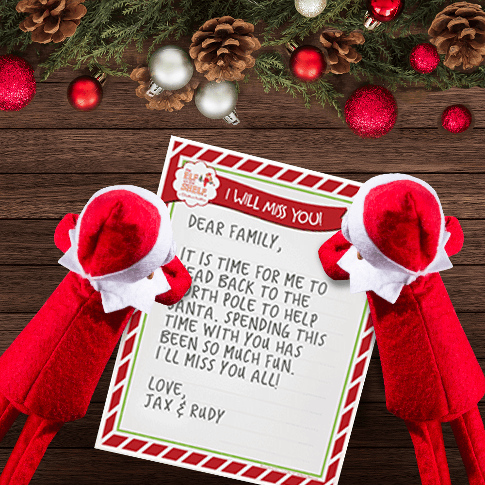 Download A Free Printable Letter From Your Elf Elf On The Shelf 